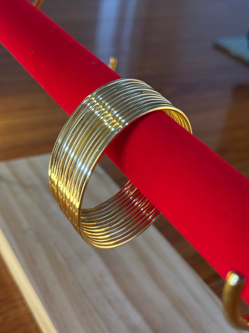 Metal look Bangles
