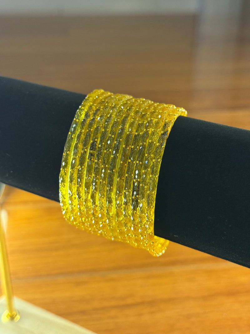 Raindrop Glass Bangles