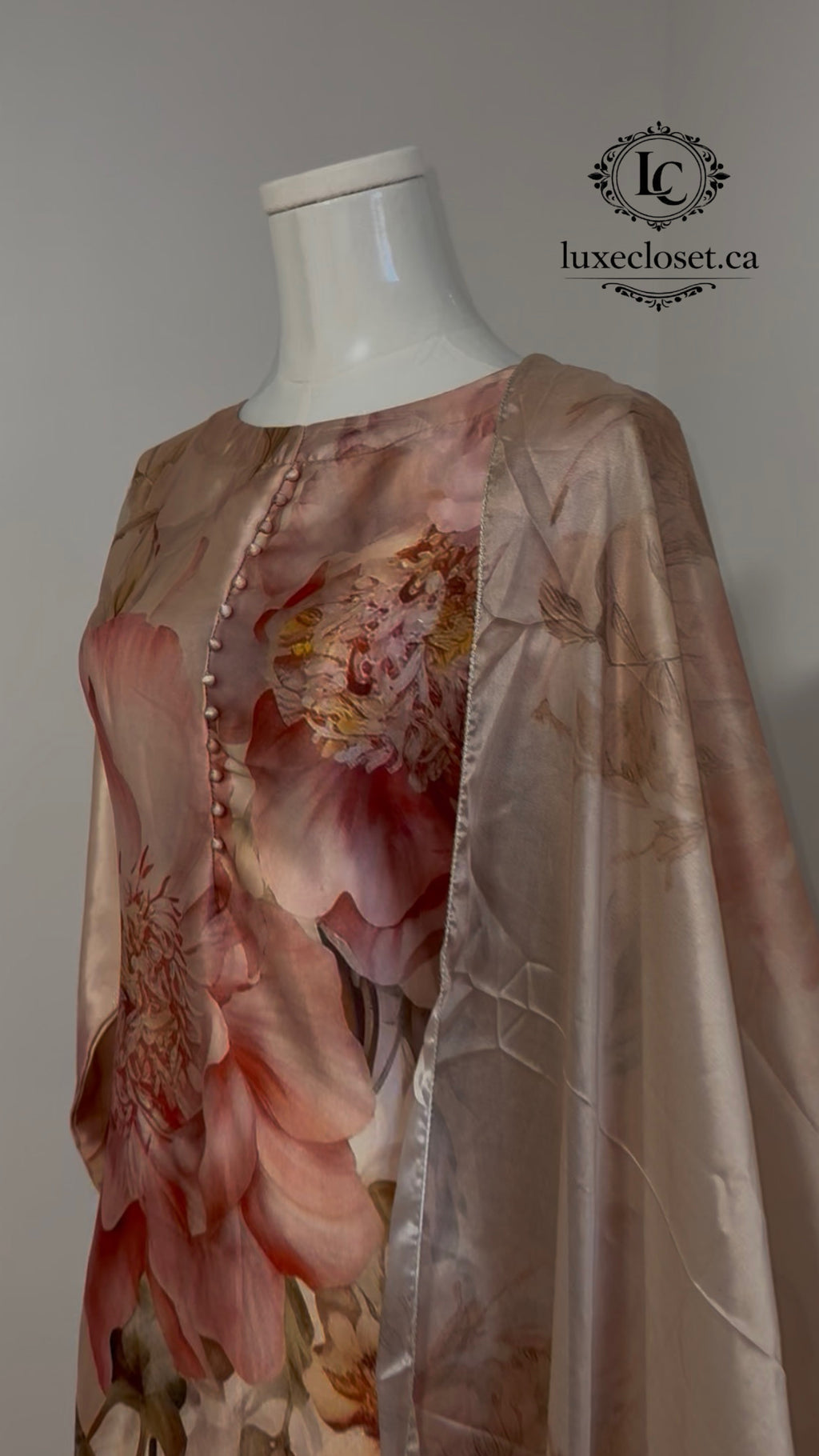 Golden Floral Farshi Salwar Suit
