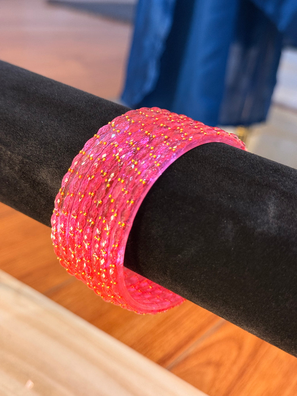 Raindrop Bangles – Pink