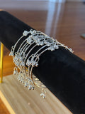 Silver Kashmiri Kare-textured