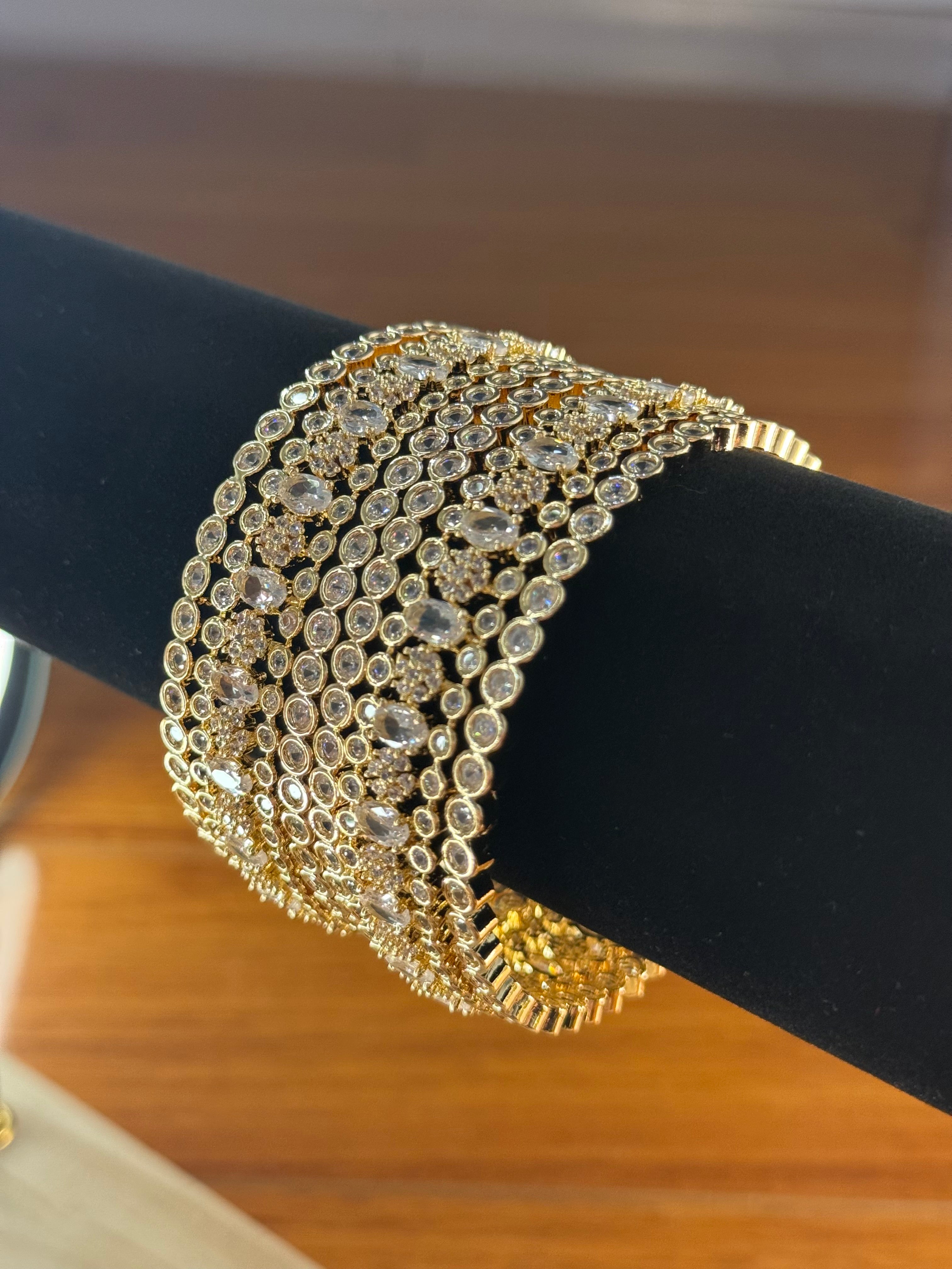 Designer AD Kundan Bangles