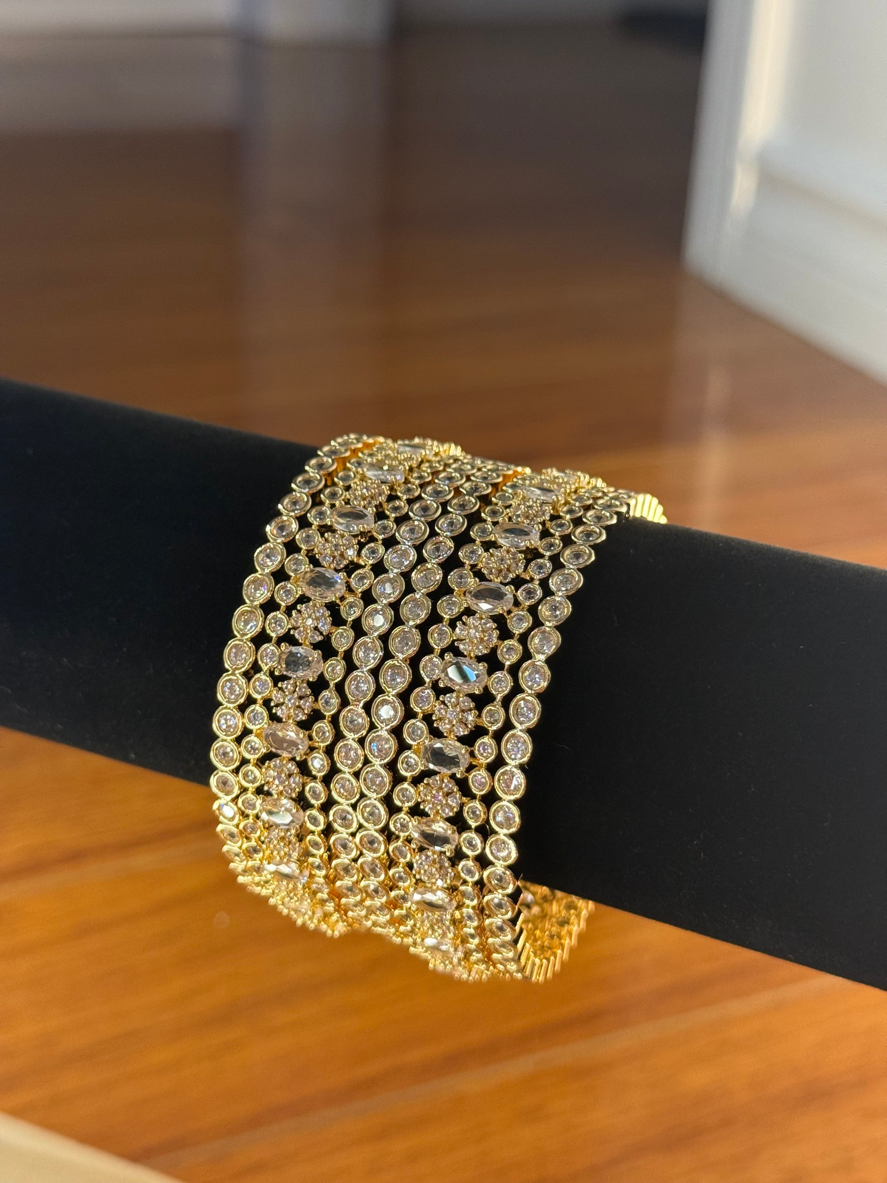 Designer AD Kundan Bangles