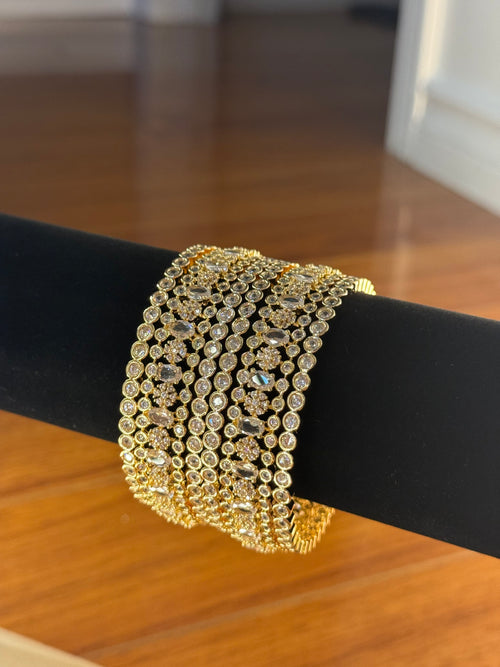 Designer AD Kundan Bangles