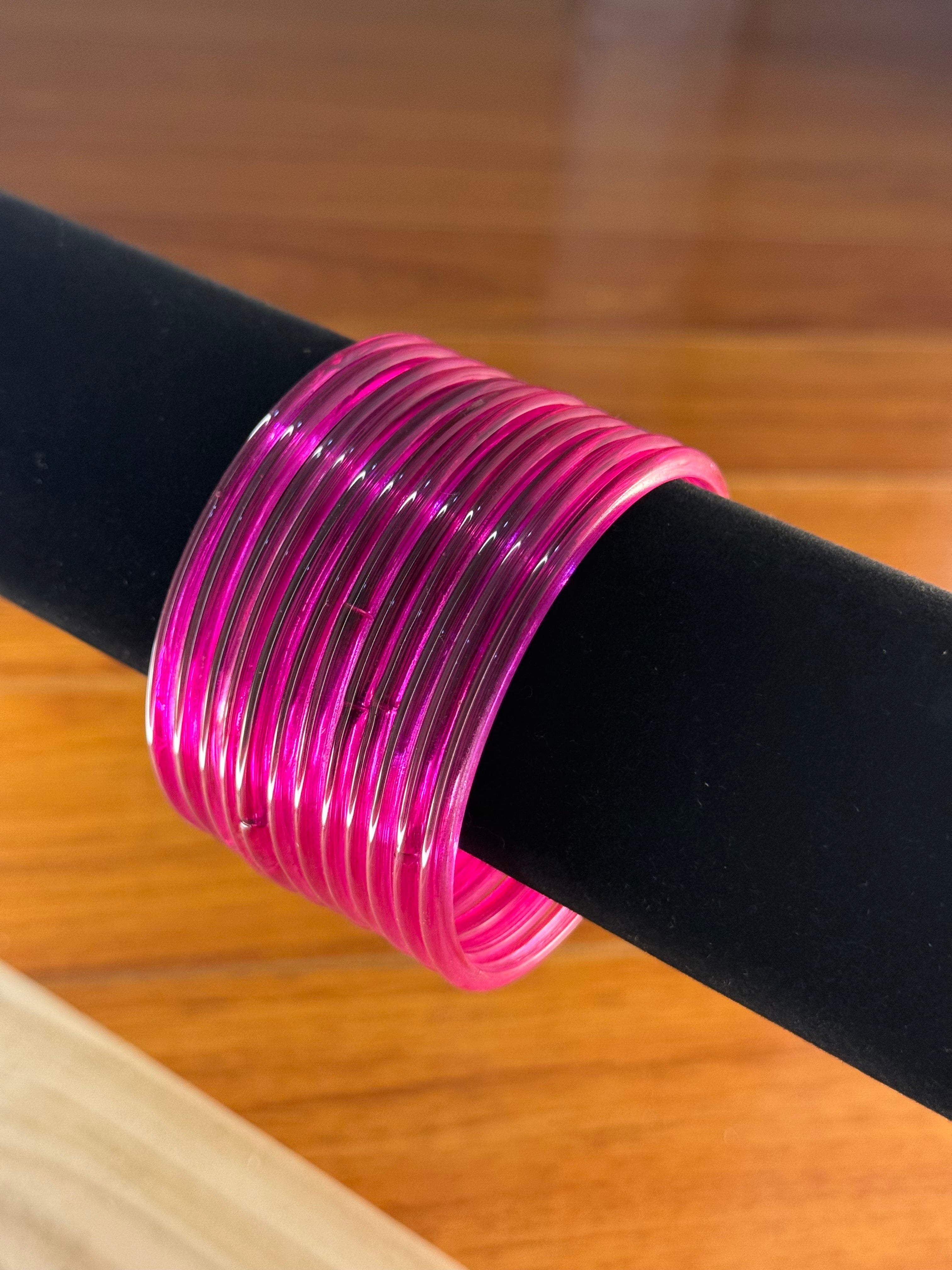 Jelly Bangles-Pink