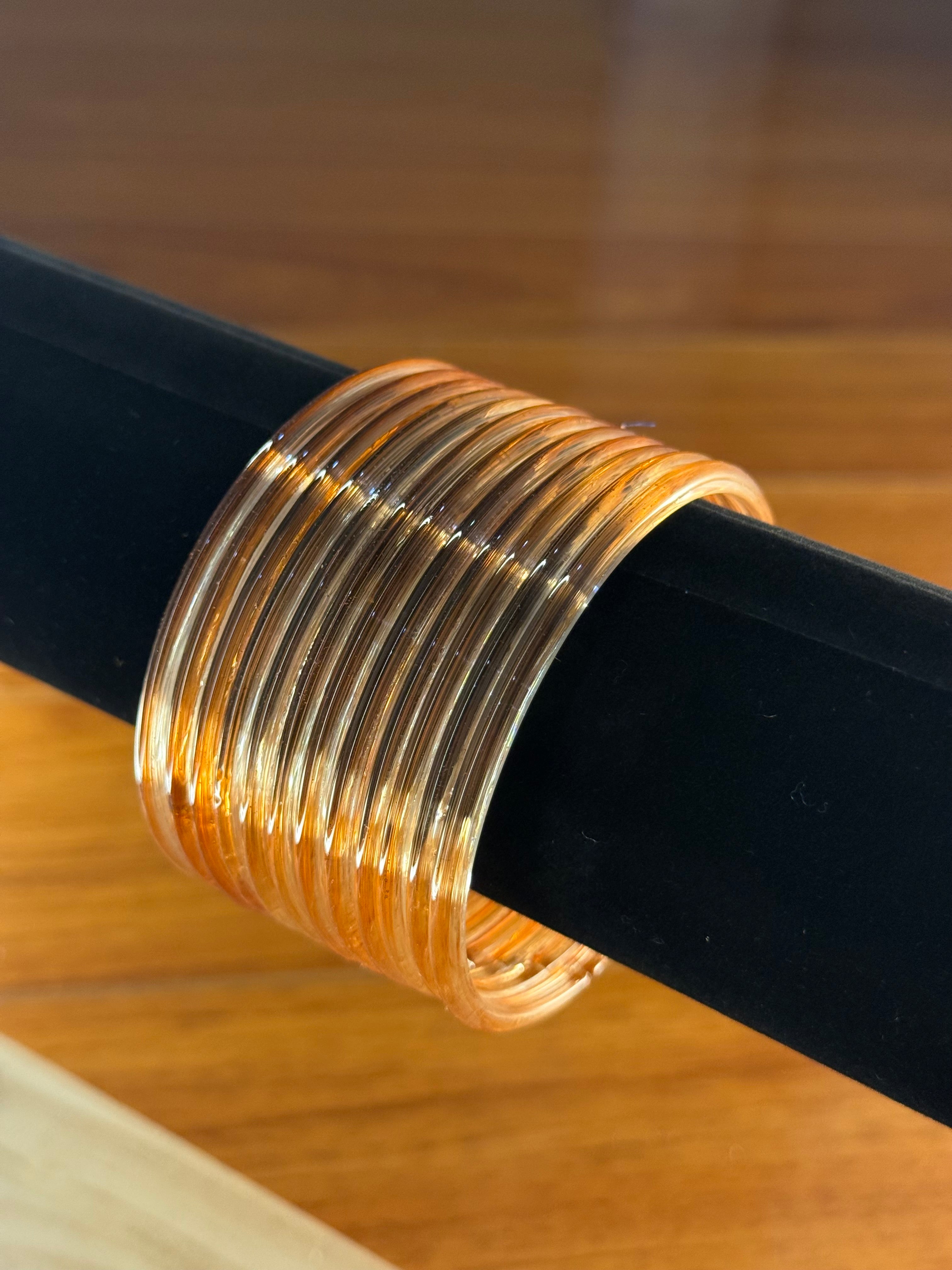 Jelly Bangles- Orange