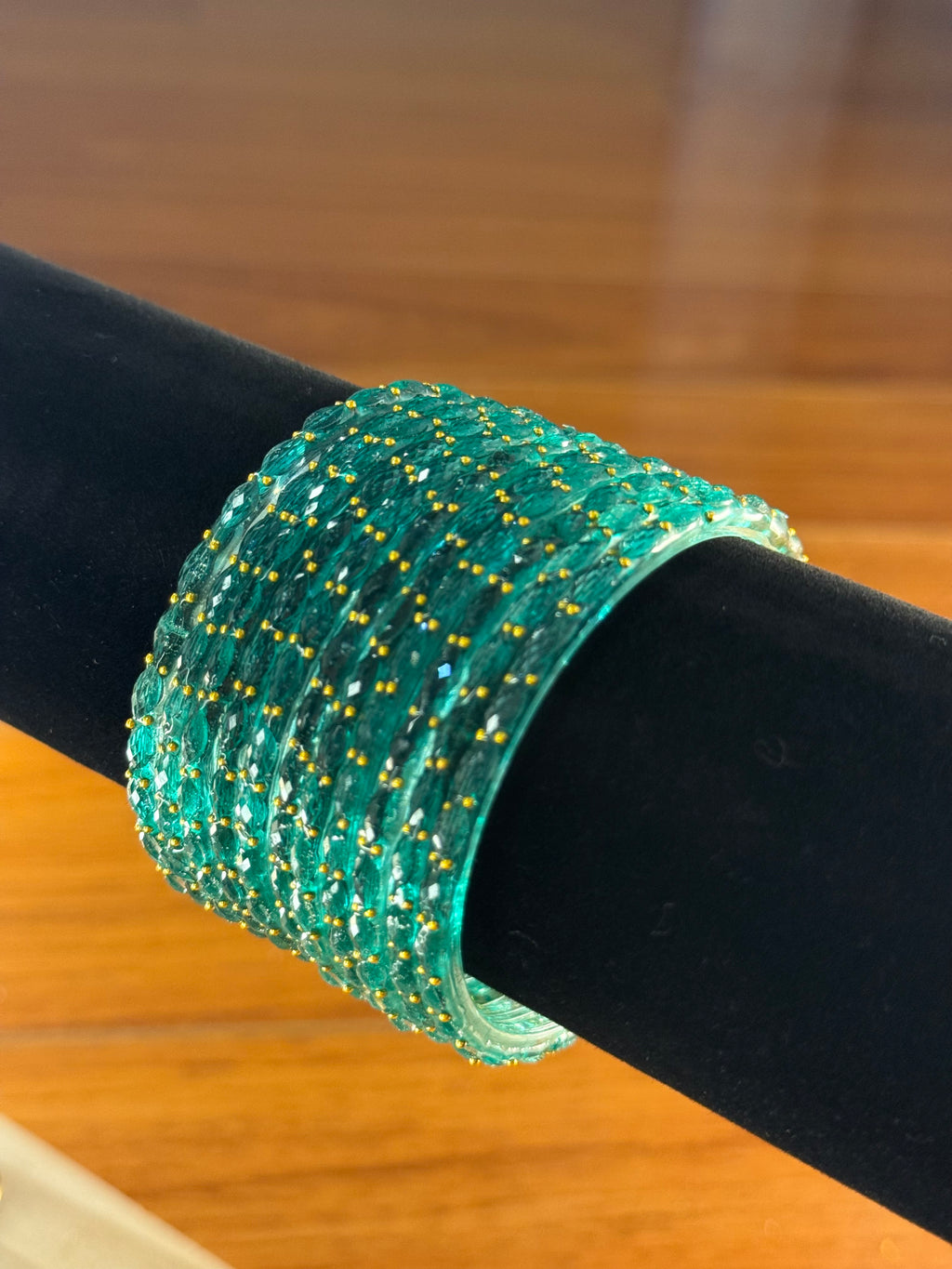 Raindrop Bangles – Sage Green
