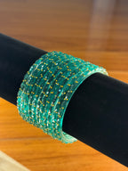Raindrop Bangles – Sage Green