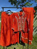 Designer Skirt style with short kurta