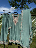 Premium Thread embroidery plazo suit