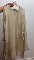 Formal Golden silk co-ord set