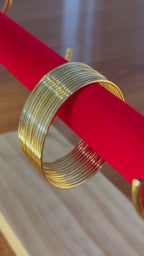 Metal bangles- Gold
