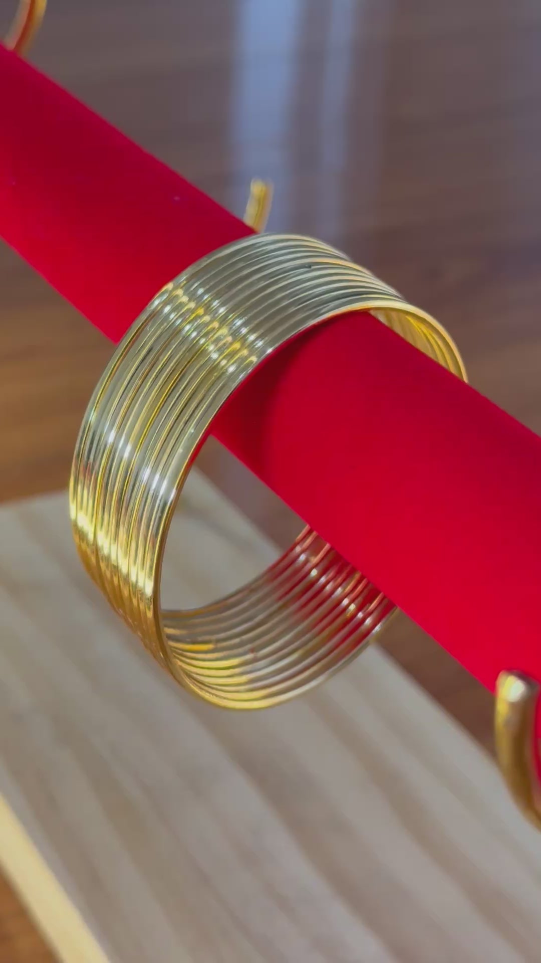 Metal bangles- Gold