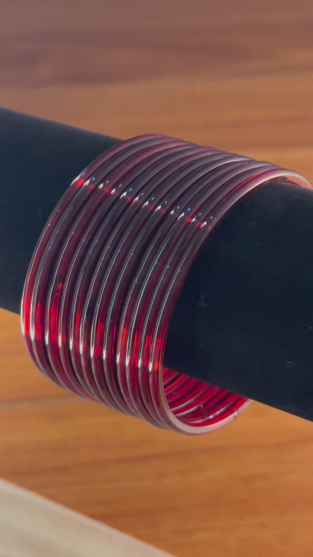 Jelly Bangles- Maroon