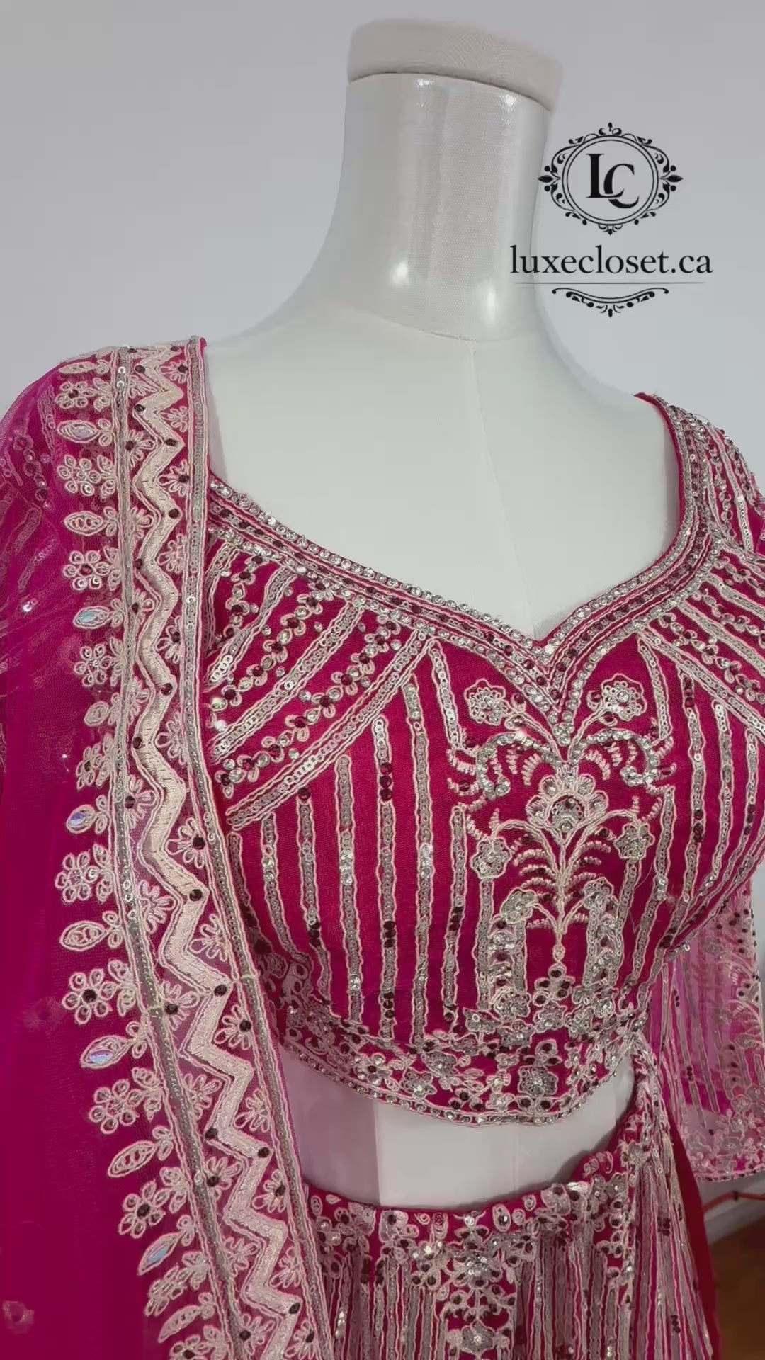 Hot Pink Elegance Lehnga