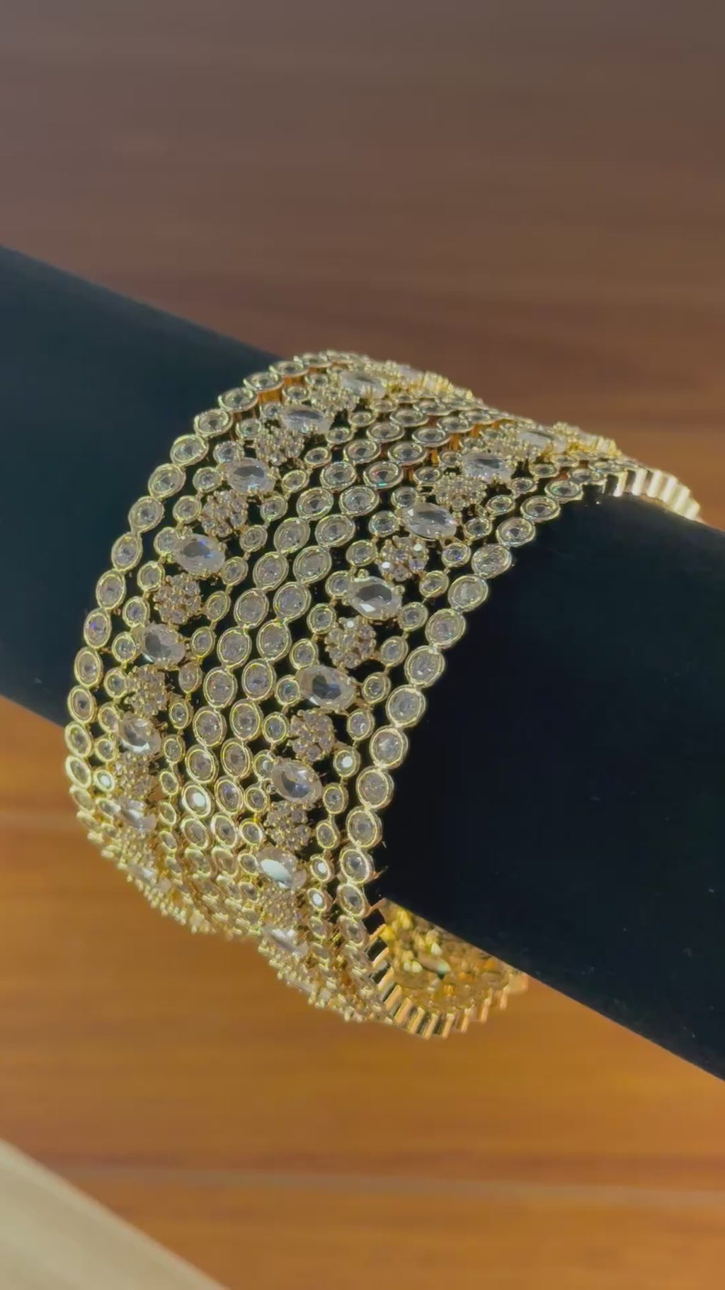 Designer AD Kundan Bangles