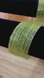 Raindrop Bangles – Lime